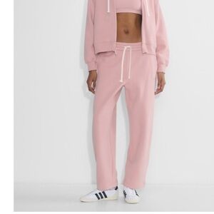 Sweatfleece Cozy Fleece Mega fit tart pink straight leg